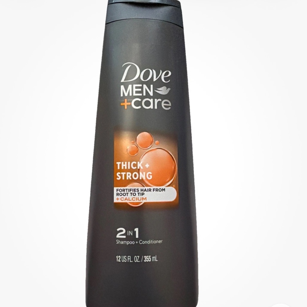 Dove Men+Care 2-in-1 Shampoo Conditioner, Thick+Strong